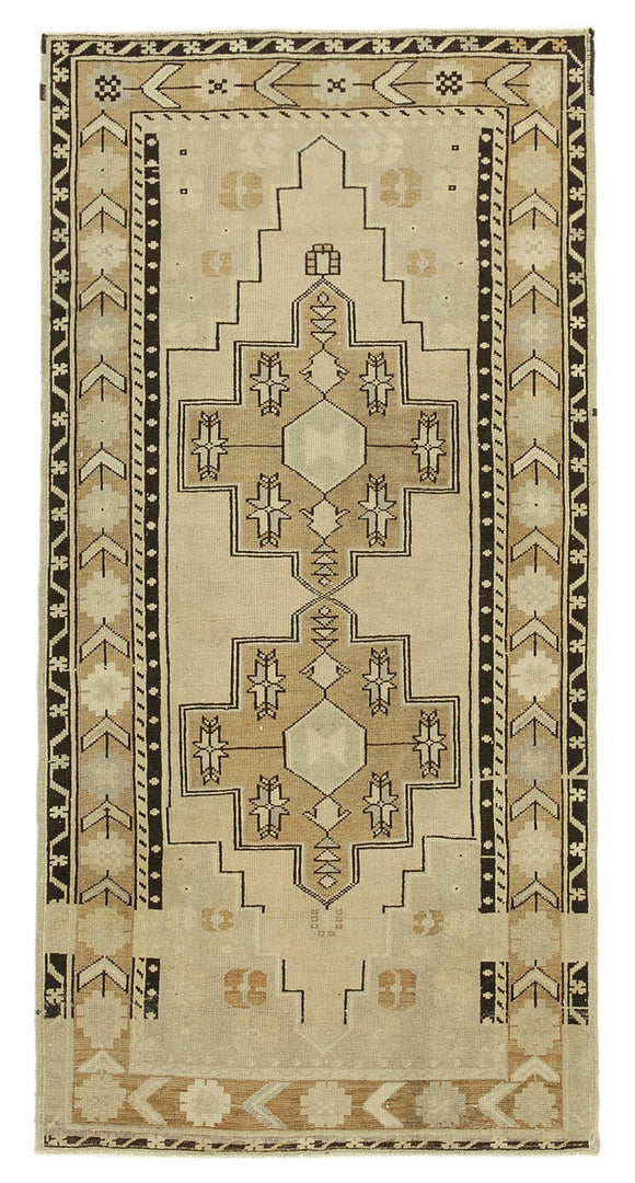 4x7 Vintage Hand-Knotted Wool Carpet - 32219