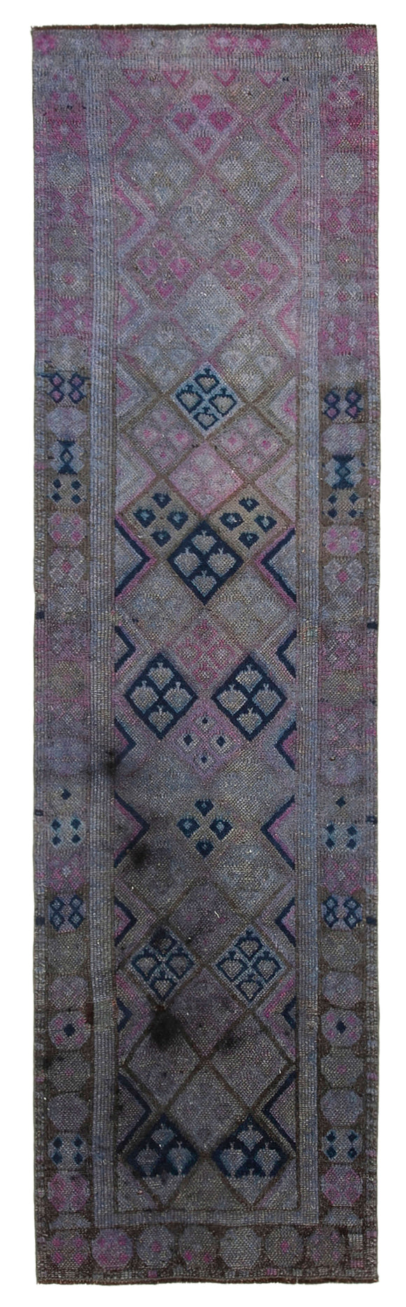 3x9 Purple Bohemian Runner Rug -32709