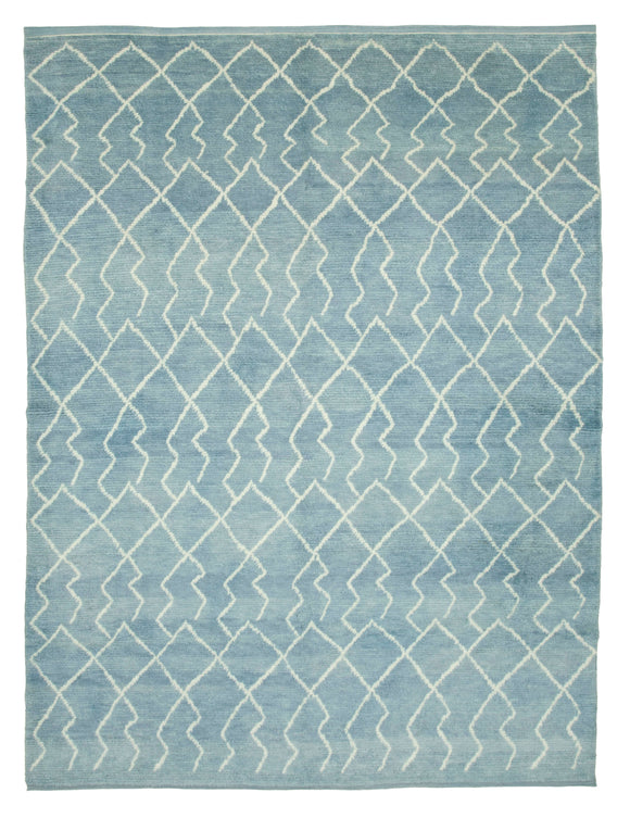 8x11 Blue Moroccan Rug - 32969