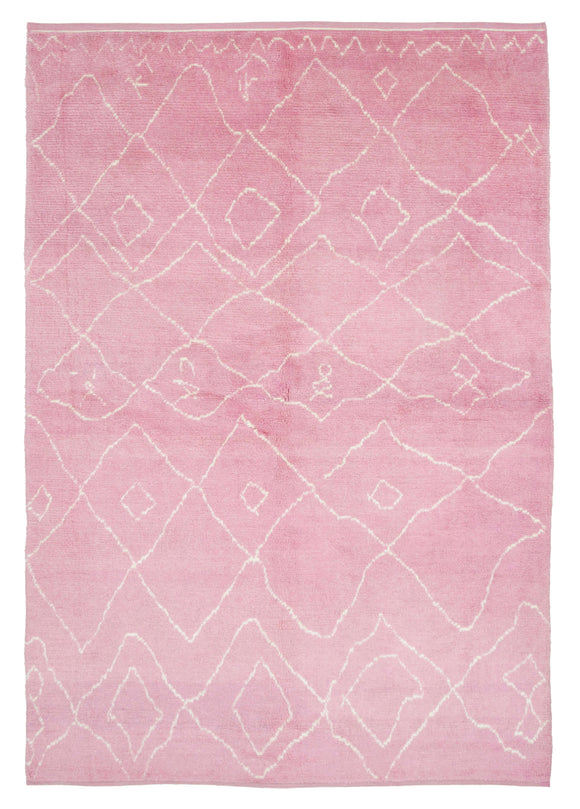 7x11 Pink Moroccan Rug - 32987