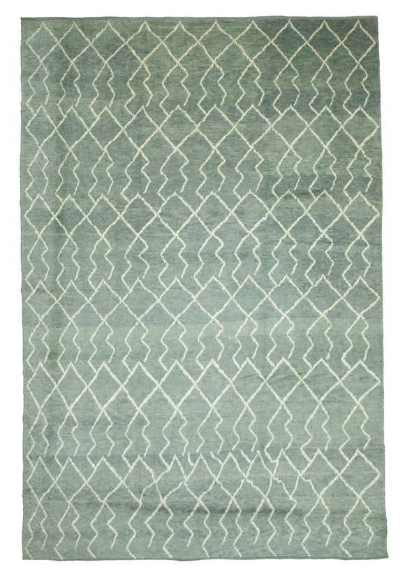 9x13 Grey Moroccan Rug - 32999