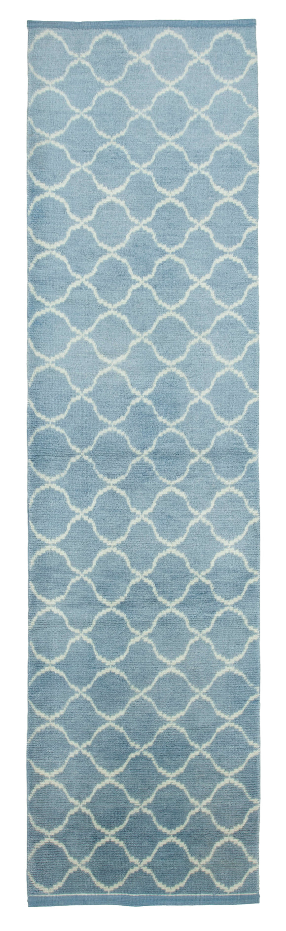 3x12 Blue Moroccan Runner Rug -33043