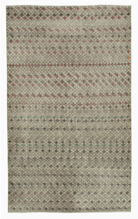4' 11'' x 8' 2'' Handmade Unique Boho Rug