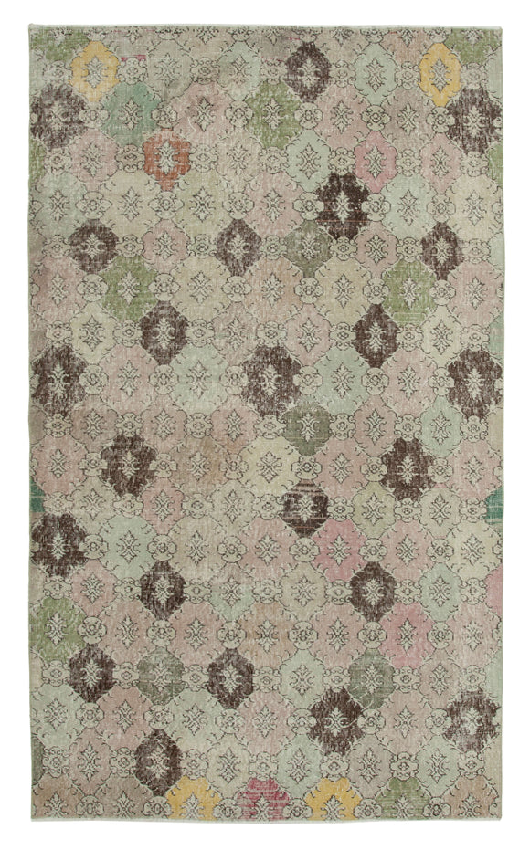5' 5'' x 9' 1'' Beige Color Bohemian Rug