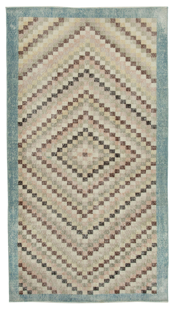 4' 8'' x 8' 7'' Beige Color Bohemian Rug