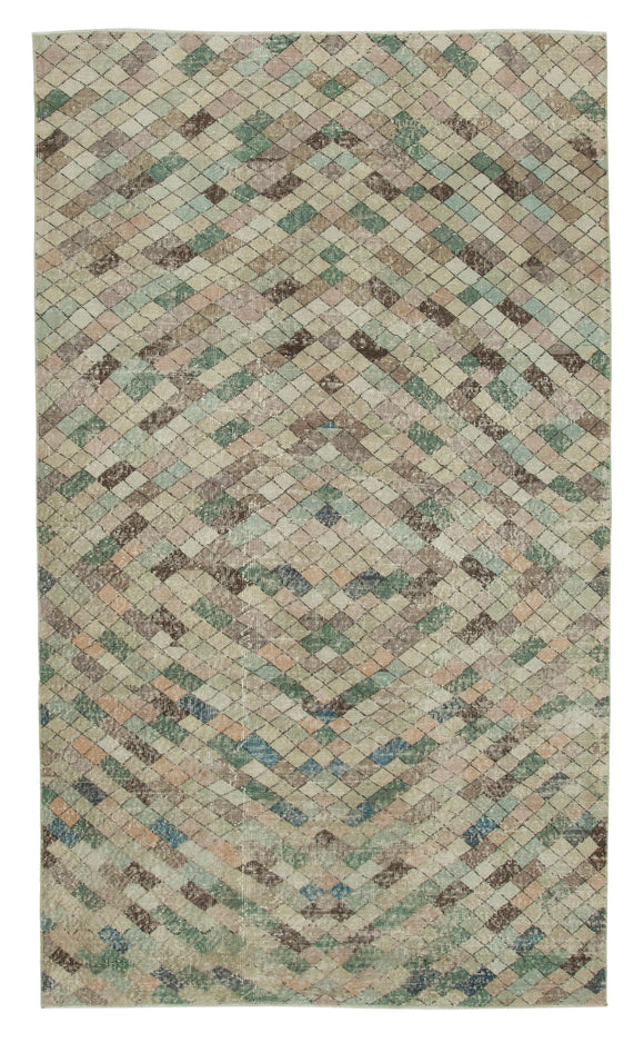 5' 4'' x 9' 2'' Multicolor Bohemian Area Rug