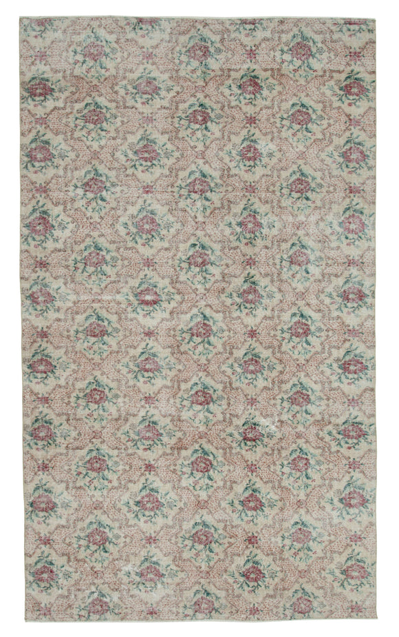 6' x 10' 1'' Beige Bohemian Rug