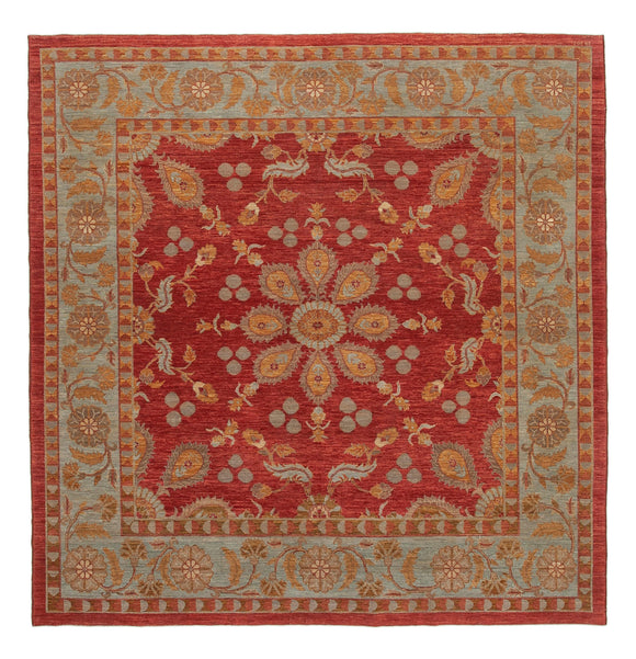 9x9 Handmade Oushak Rug - 33303