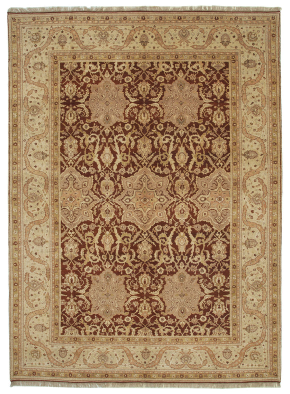 9' 11'' x 13' 10'' Handmade Oriental Oushak Rug
