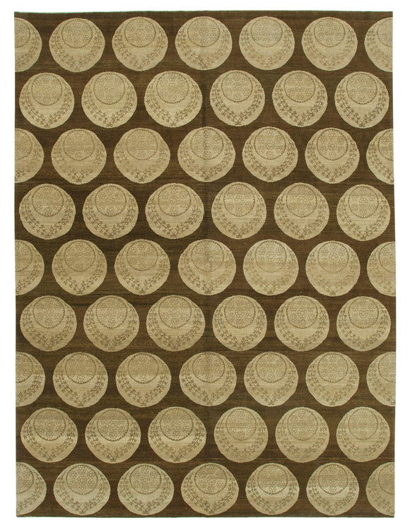 9x12 Handmade Oushak Rug - 33540