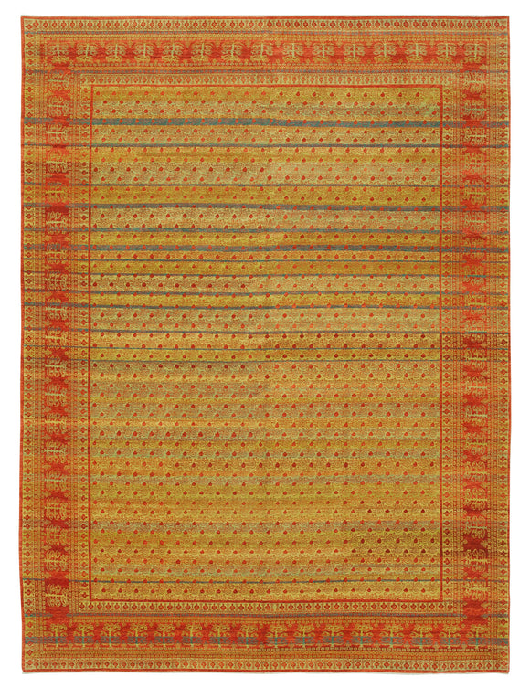 9x12 Handmade Oushak Rug - 33707