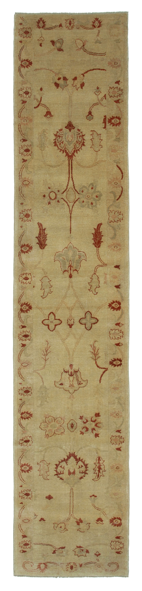 3' 1'' x 14' 6'' Handmade Turkish Runner Rug