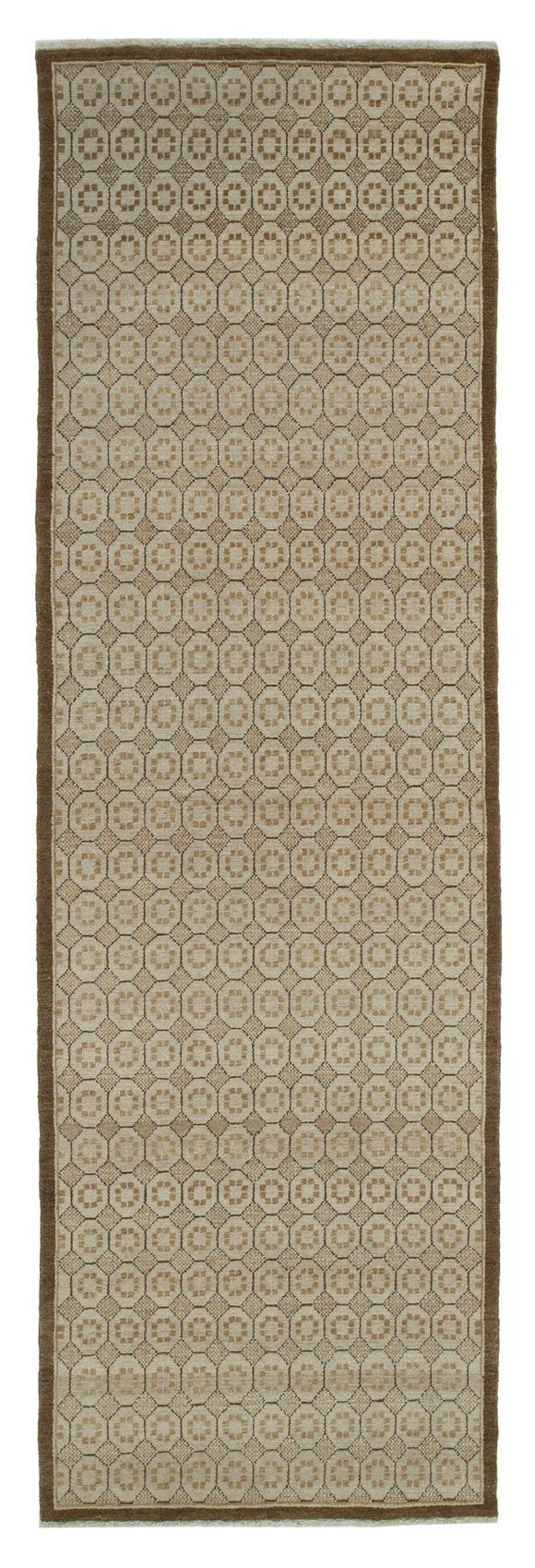 3' 2'' x 10' 2'' Oushak Runner Rug