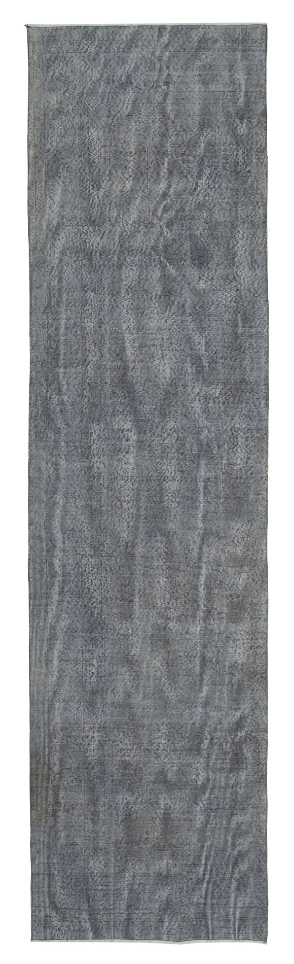 3' 3'' x 12' Grey Over-dyed Runner Rug