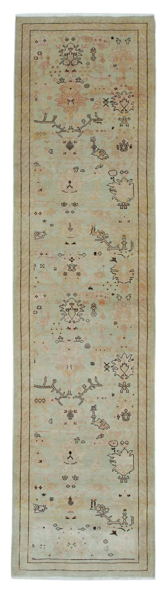 3x12 Oriental Oushak Runner Rug - 34387