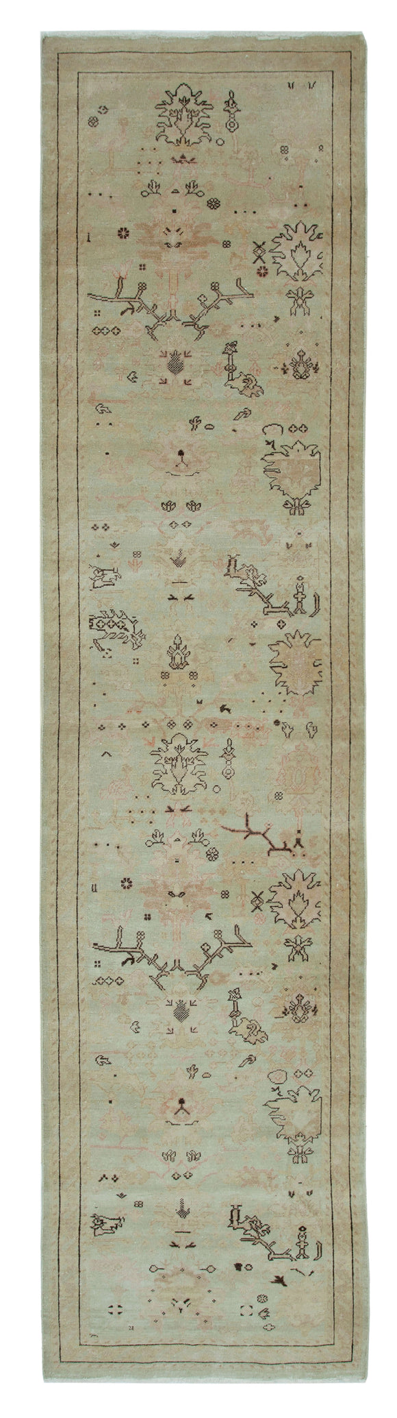 3x12 Oriental Oushak Runner Rug - 34400