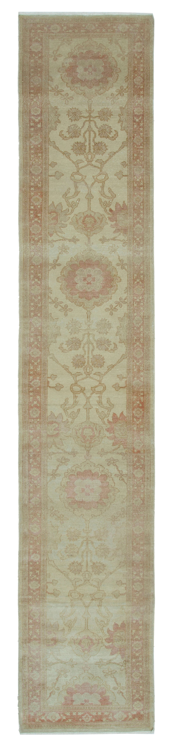 2' 6'' x 13' 3'' Hand-Knotted Oushak Rug