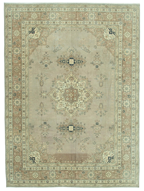 9x12 Beige Vintage Large Area Rug - 35134