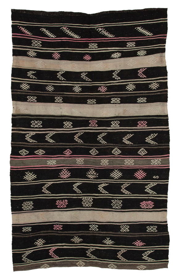 6x11 Vintage Anatolian Kilim Rug - 35419