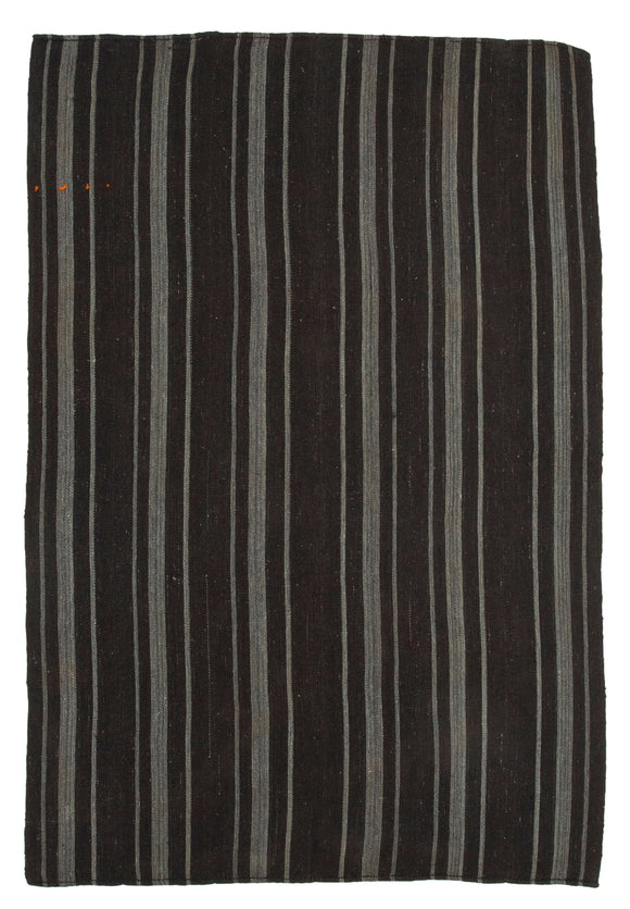 6x9 Vintage Anatolian Kilim Rug - 35428