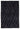 9x13 Black Moroccan Rug - 35783