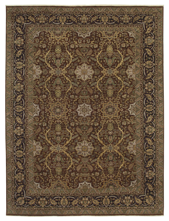 8' 10'' x 11' 11'' Hand-Knotted Oushak Rug