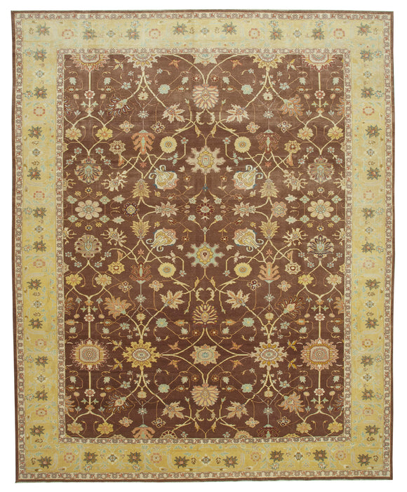 10' 9'' x 13' 7'' Oriental Oushak Rug