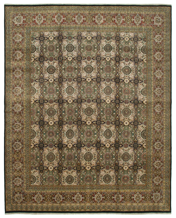11' 10'' x 14' 8'' Hand-Knotted Wool Oushak Rug