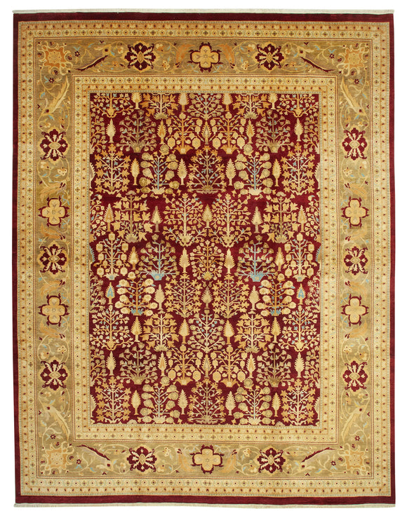 11' 11'' x 15' 5'' Handmade Oriental Oushak Rug