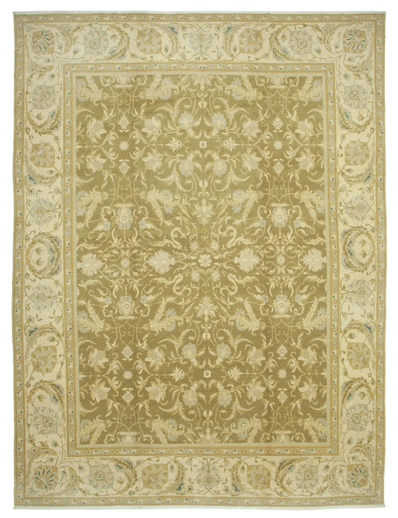 11' 9'' x 15' 10'' Hand-Knotted Wool Oushak Rug