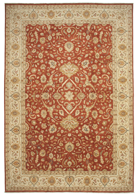 12' 2'' x 18' 1'' Handmade Oushak Rug