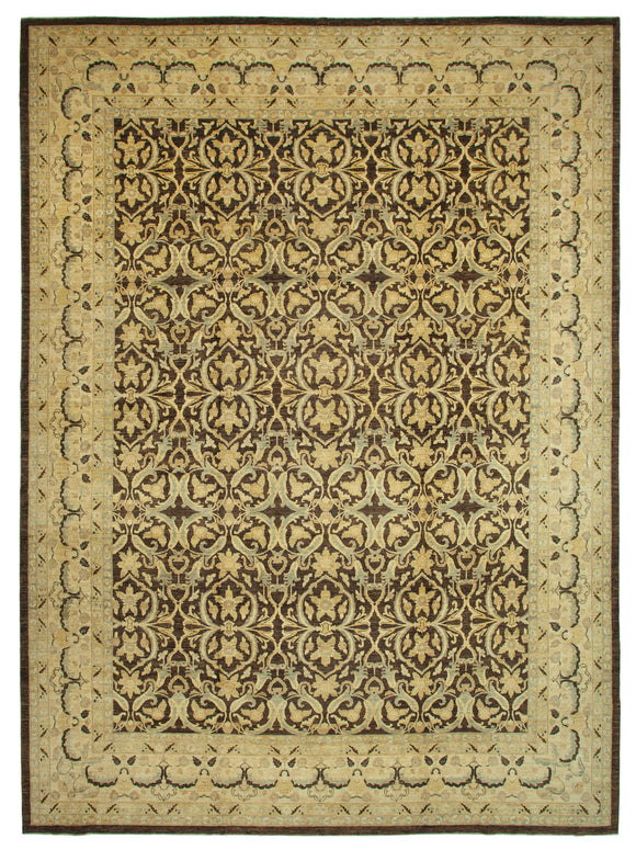 13' 3'' x 18' 2'' Hand Knotted Oriental Oushak Rug - 35987