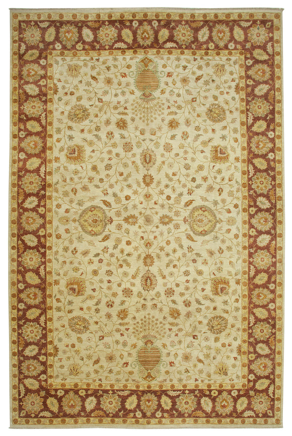 11' 11'' x 18' 4'' Beige Oriental Oushak Rug