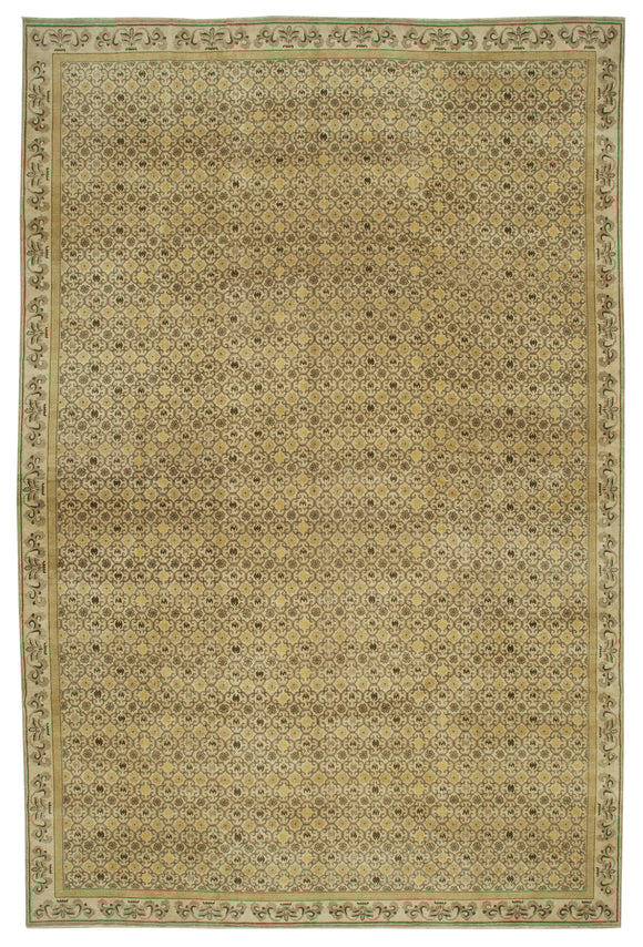 11' 10'' x 18' 1'' Beige Decorative Oushak Rug