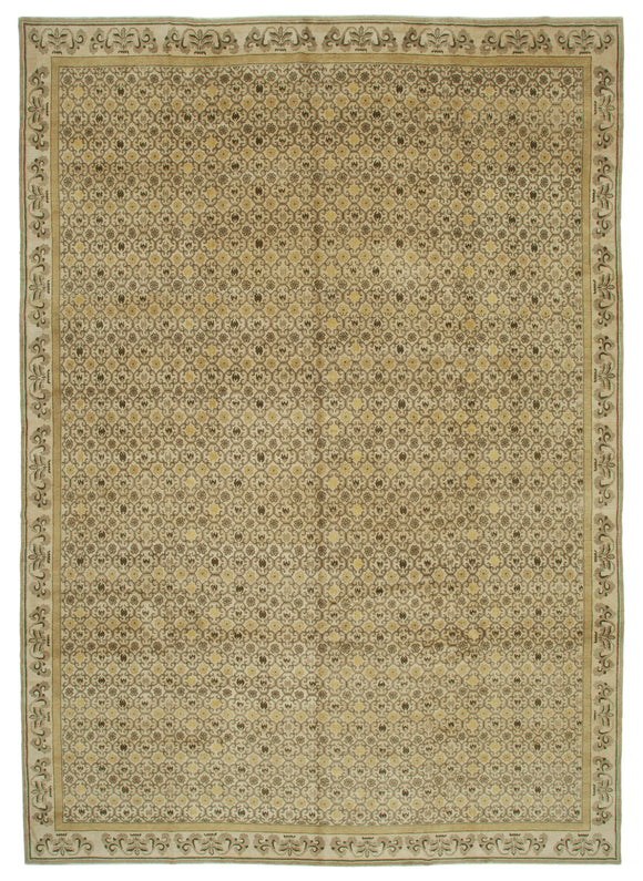 11' 10'' x 17' 1'' Hand-Knotted Wool Oushak Rug