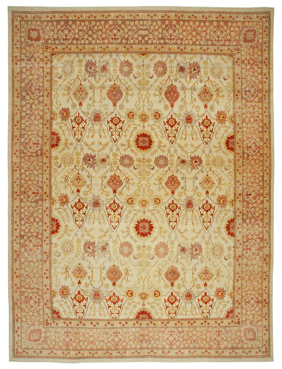 13' 3'' x 17' 11'' Hand Knotted Oushak Rug