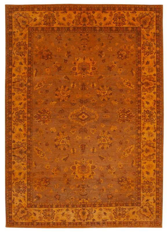 9' 8'' x 14' 2'' Hand-Knotted Oushak Rug