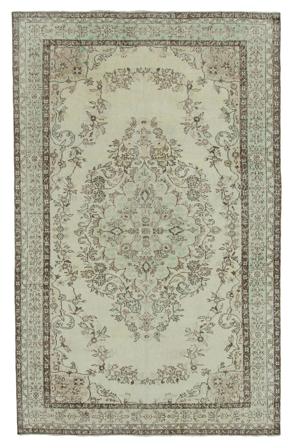 6x10 Turkish Vintage Area Rug - 36359