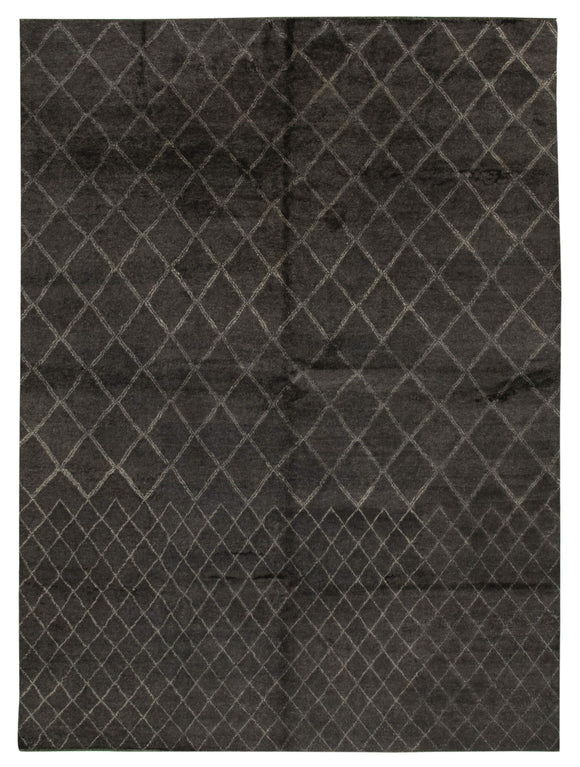 10' 3'' x 14' Brown Color Moroccan Rug