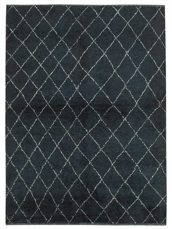 5x7 Blue Moroccan Rug - 37320