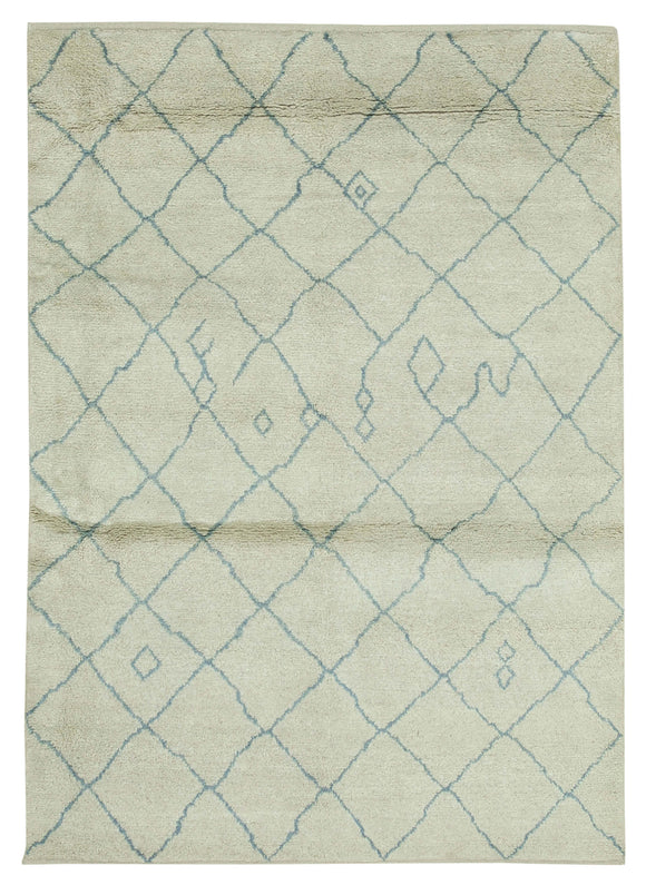 5x7 Beige Moroccan Rug - 37325