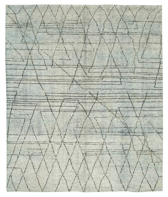 8x10 Beige Moroccan Rug - 37330