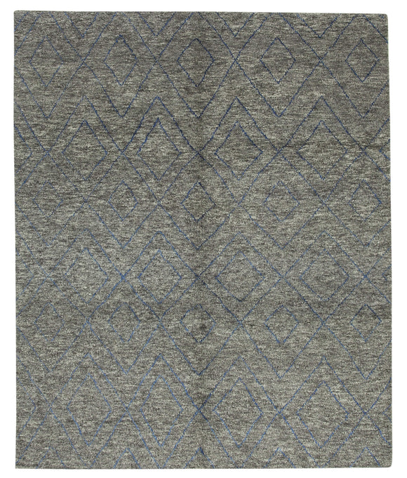 8x10 Grey Moroccan Rug - 37343