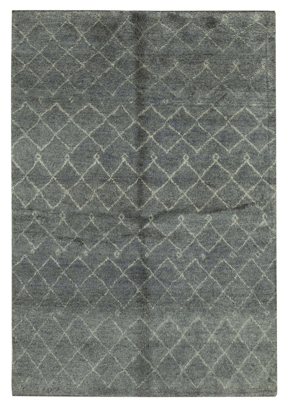 6x9 Grey Moroccan Rug - 37349
