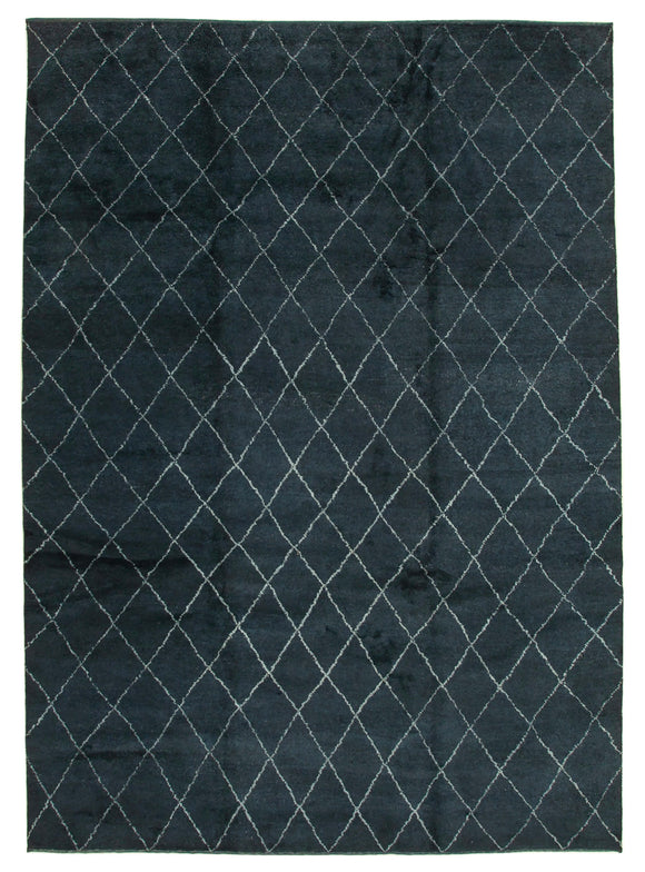 10x14 Blue Moroccan Rug - 37402
