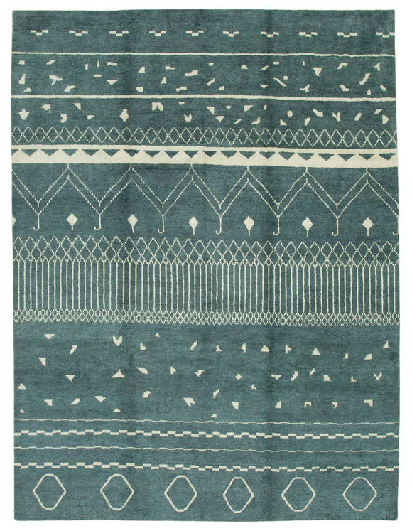 10' 2'' x 13' 8'' Handmade Moroccan Rug