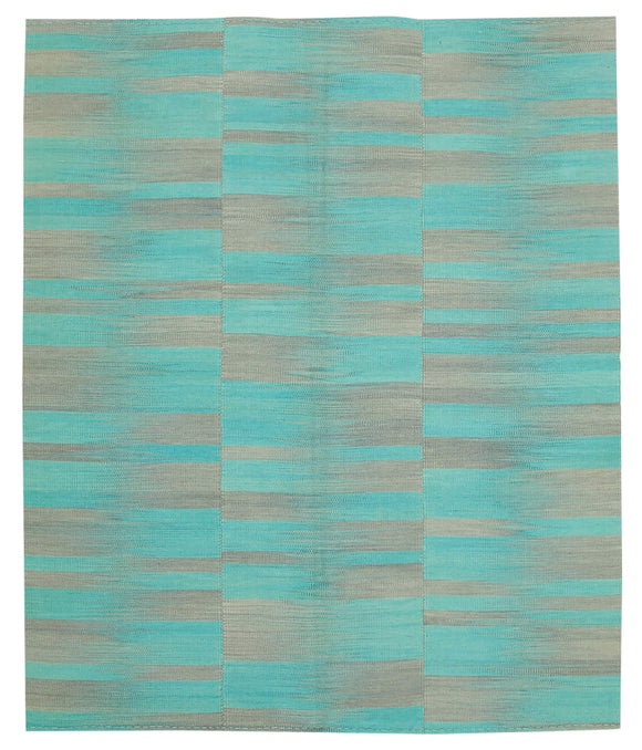 7x9 Handwoven Kilim Rug - 37509