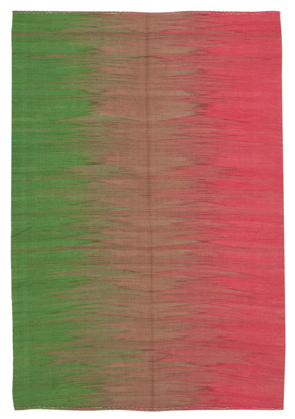 6x9 Handwoven Kilim Rug - 37513