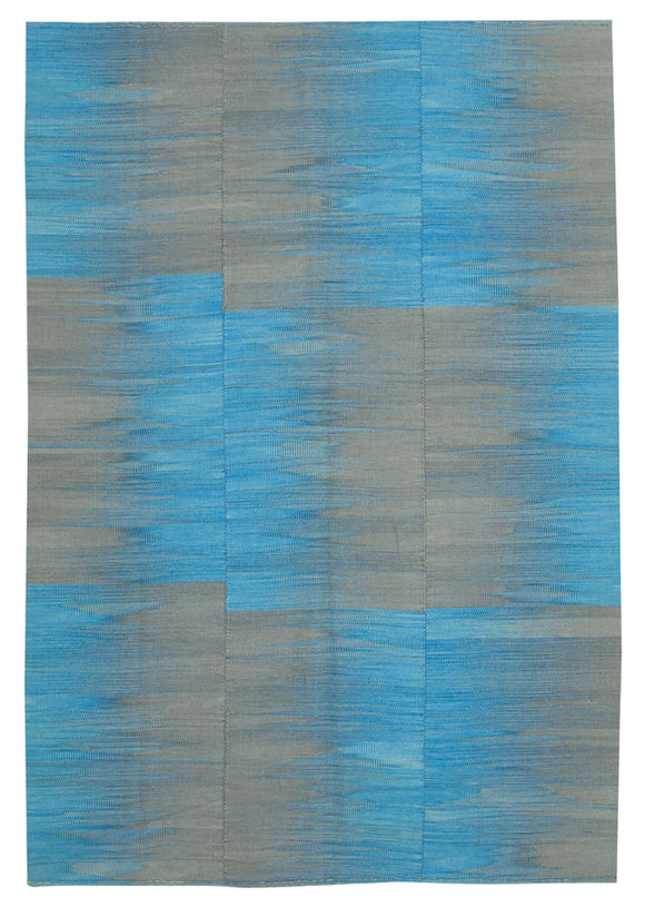 7x10 Handwoven Kilim Rug - 37530