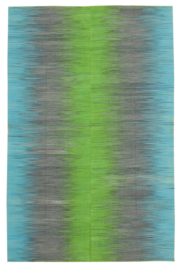 6x10 Handwoven Kilim Rug - 37541